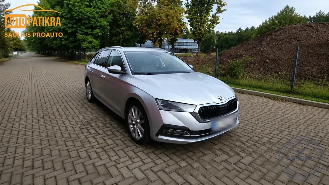 2022 m. Škoda Octavia tikrinama prieš pirkimą