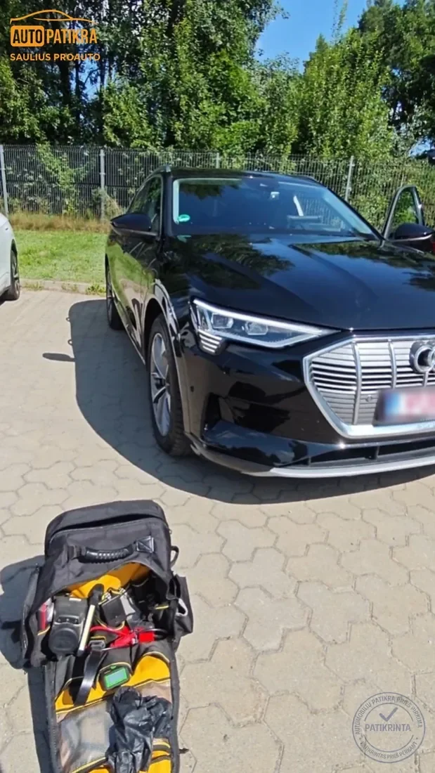 2023 m. Audi e-tron tikrinamas prieš pirkimą